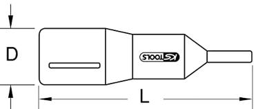 KS Tools 1171737 117.1737 Verwisselbare kop 6 mm