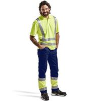 Blåkläder Werkbroek met stretch High-Vis 15511811 | Marine/High-Vis Geel | Maat 46 - 7330509538203 - thumbnail