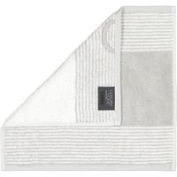 Cawö Cawö Two-Tone Gezichtsdoekje Platina 30x30 - thumbnail