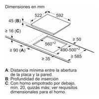 Vitrokeramische kookplaat Balay 3EB 714LR - thumbnail