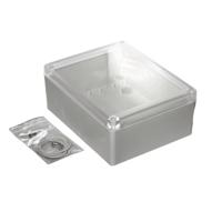 Hammond Electronics RP1285C Universele behuizing 186 x 146 x 75 ABS Lichtgrijs 1 stuk(s) - thumbnail