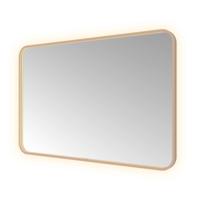 Hotbath &More Mirrors Soft Square LED Badkamerspiegel - Rechthoek - 80 x 120 cm - Geborsteld Koper Pvd - thumbnail