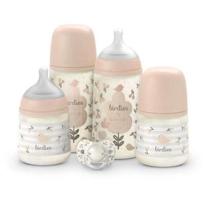 Pasgeborenenset - SUAVINEX - Birdies - 0 tot 6 maanden - Roze