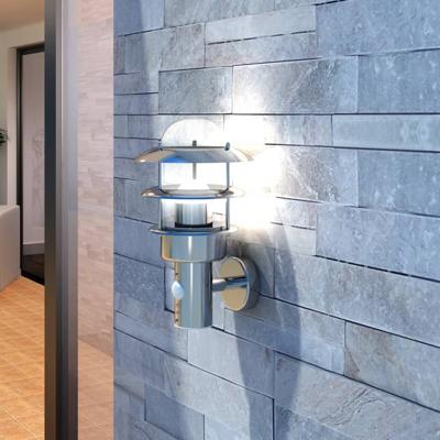 VidaXL Buitenmuurlamp met bewegingssensor rvs VidaXL Buitenmuurlamp met bewegingssensor rvs