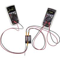 VOLTCRAFT MB-702 Meetadapter voor batterij - Recht Zwart, Rood - thumbnail