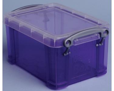 Really Useful Box 0,7 liter, transparant paars Really Useful Box 0,7 liter, transparant paars