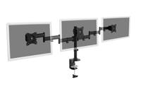 Digitus DA-90362 Monitor-tafelbeugel Aantal monteerbare displays: 3 Display(s) 38,1 cm (15) - 68,6 cm (27) Zwart Draaibaar, In hoogte verstelbaar, Kantelbaar, - thumbnail