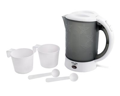 Adler AD 1268 waterkoker 0,6 l Grijs 600 W