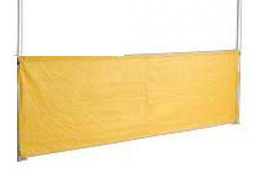 Halfhoog zijwand 3 mtr geschikt voor Easy Up tenten in Geel Halfhoog zijwand 3 mtr geschikt voor Easy Up tenten in Geel