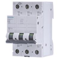 Zekeringautomaat 3-polig 10 A 400 V Siemens 5SL63107 Zekeringautomaat 3-polig 10 A 400 V Siemens 5SL63107