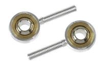 Aluminium bolgewricht met uitwendige M3 draad (geschikt voor M4 schroeven) - thumbnail