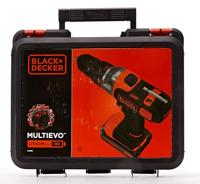 BLACK + DECKER - Accu MultiEvo Boorschroefmachine 18V 1,5Ah + Oplader - MT218K-QW - Gereedschap met verwisselbare kop - thumbnail
