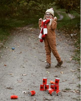 BS Toys blikwerpen rood, 13dlg.