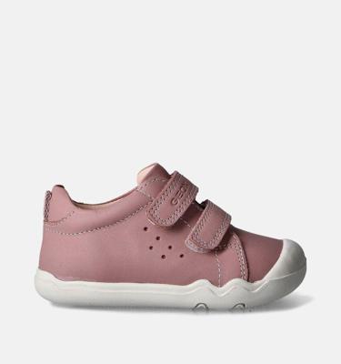 Mädchen Baby Leder-Sneakers B STEPPIEUP GIRL GEOX rozen Mädchen Baby Leder-Sneakers B STEPPIEUP GIRL GEOX rozen