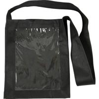 Creativ Company Tas met plastic voorkant, afm 40x34x8 cm, zwart, 1 stuk - thumbnail