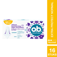 OB Tampons extra protect normal 16 Stuks - thumbnail