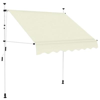 VidaXL Luifel handmatig uittrekbaar 150 cm crème