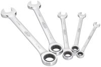 Vigor V2820 Steek-ringratelsleutelset 5-delig Sleutelbreedte (metrisch) 8 - 19 mm - thumbnail