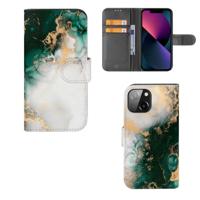Bookcase voor iPhone 13 Mini Marmer Groen - thumbnail