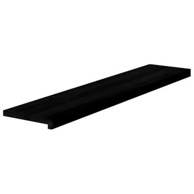 Traptreden 2 st 120x25x2 cm massief eikenhout donkerbruin - thumbnail