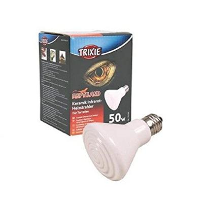 TRIXIE REPTILAND KERAMISCHE INFRAROOD WARMTESTRALER 7,5X7,5X10 CM 50 WATT