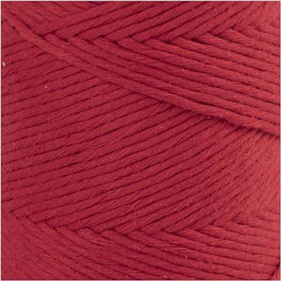 Creativ Company Macramé koord, l: 198 m, d 2 mm, rood, 330 gr/ 1 rol Creativ Company Macramé koord, l: 198 m, d 2 mm, rood, 330 gr/ 1 rol
