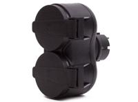 Enzo Tweeweg stekker randaarde zwart SWD horizontaa 6175904 - thumbnail