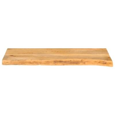 Tafelblad met natuurlijke rand 70x40x3,8 cm massief mangohout - thumbnail