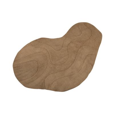 WOOOD Organisch Vloerkleed 'Alya' 170 x 240cm, kleur Pale Brown