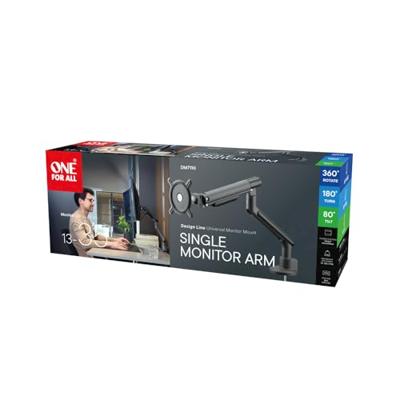 OneForAll DM 7110 Universele enkele monitorarm Monitorarm Zwart - thumbnail