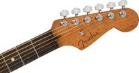 Fender American Acoustasonic Jazzmaster All-Mahogany Natural met deluxe gigbag - thumbnail