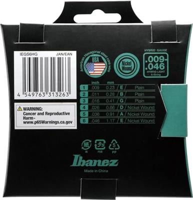 Ibanez IEGS6HG Hybride snarenset 0.009 - 0.046
