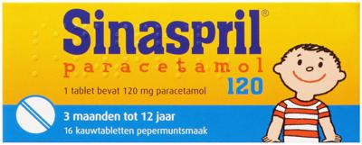 Sinaspril Paracetamol Tabletten 120mg Sinaspril Paracetamol Tabletten 120mg