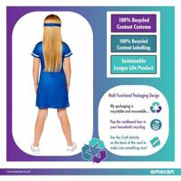 Jurkje Verpleegster Kind Blauw - thumbnail