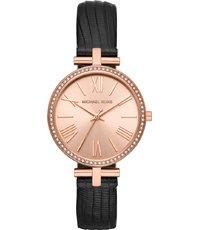 Horlogeband Michael Kors MK2766 Leder Zwart 14mm