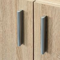 Dressoir 2 deurs Vela Eikenhout 77x30x60cm - thumbnail