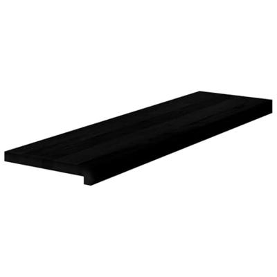 Traptreden 2 st 90x25x2 cm massief eikenhout donkerbruin