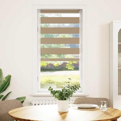 Zebra Blind zandbruin 65x100 cm stofbreedte 60,9 cm polyester