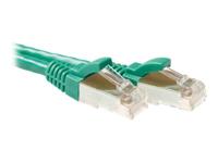 ACT Groene 5 meter LSZH SFTP CAT6A patchkabel snagless met RJ45 connectoren - thumbnail