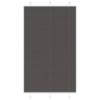 Pliss rolgordijn 115x200cm stofbreedte 114,4cm polyester zwart - thumbnail