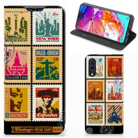 Samsung Galaxy A70 Book Cover Postzegels - thumbnail