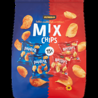 Jumbo Chips Uitdeelzak Paprika & Naturel 15 Stuks - thumbnail