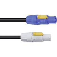 PSSO 30235072 Stroom Verbindingskabel [1x PowerCon-stekker - 1x PowerCon-stekker] 10.00 m Zwart - thumbnail