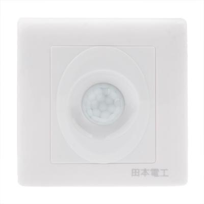 R285 Twee-draads systeem wandschakelaar menselijke Motion Sensor (AC110V / 220V)(White)