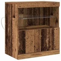 Dressoir Bruin 60 x 37 x 67 cm Bewerkt hout - thumbnail