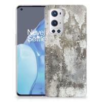 OnePlus 9 Pro TPU Siliconen Hoesje Beton Print - thumbnail