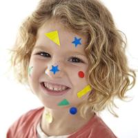 Stickers Apli Geel Cirkelvormig - thumbnail