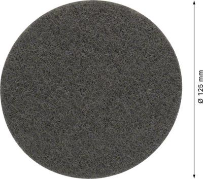 Bosch Accessories 2608901387 Expert N880 vliesschijf voor excentrische schuurmachine, 125 mm, fijn, 5-delig 5 stuk(s)