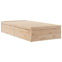Bedframe zonder matras massief grenenhout 90x200 cm - thumbnail