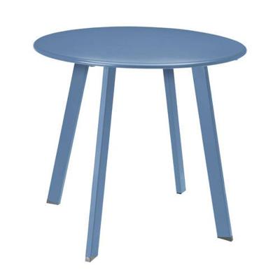Ambiance bijzettafel rond 50x45cm blauw